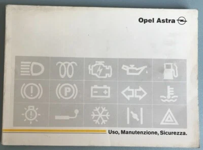 Libretto uso e manutenzione OPEL ASTRA 1991 Italiano  - Immagine 1 di 4