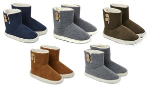 bootie slippers with rubber soles