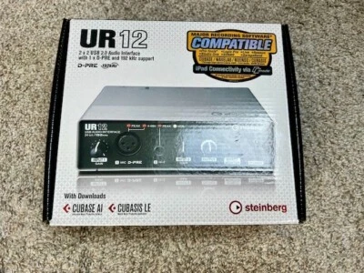 Steinberg UR12 USB Audio Interface iPad/Mac/Windows - Open Box Item - Image 1 of 4