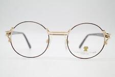 Vintage Brille Neostyle ACADEMIC 8 Gold Braun Kupfer Schwarz Oval Brillengestell