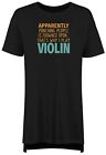 Violin Nightie Women Apparently Punching People is Frowned Upon Night Shirt Gift