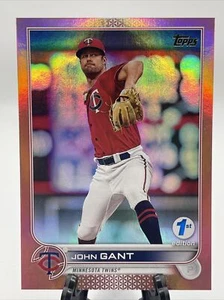 2022 Topps 1st 1 First Edition John Gant Pink 3/10 Minnesota Twins 280 - Picture 1 of 2