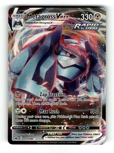 Metagross VMAX 113/198 Swsh06: Sword & Shield - Chilling Reign Holo - Picture 1 of 2