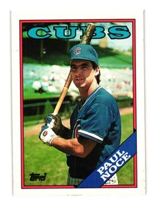 1988 Topps #542 Paul Noce Chicago Cubs - Bild 1 von 2
