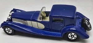 1978 TOMICA BUGATTI COUPE DE VILLE NO.F46 Blue 1:80 DIECAST 3" Car W White & Tan - Picture 1 of 6