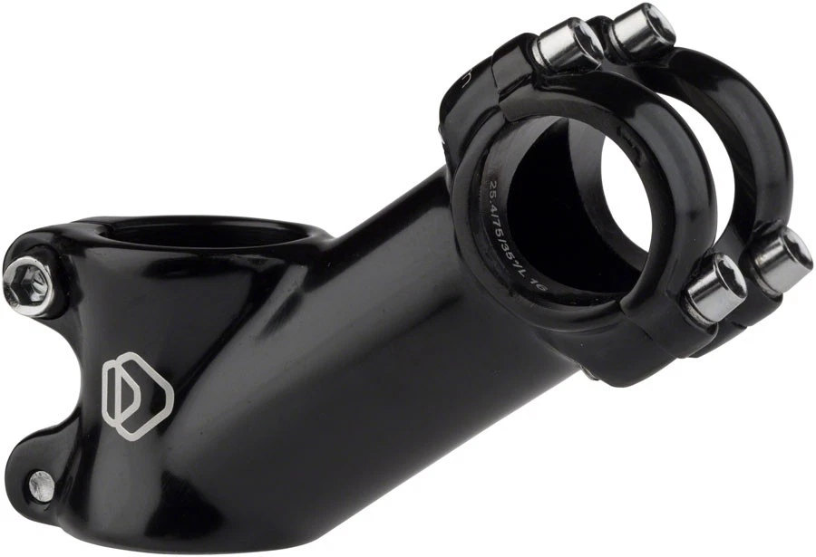 Dimension 25.4 Stem Length 75mm Clamp 25.4mm 35 Steerer 1 1/8 in Black Aluminum - Image 1 of 1