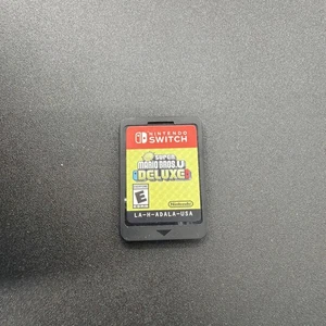 Super Mario Bros U Deluxe Nintendo Switch nur Cartridge GETESTET!  - Bild 1 von 2