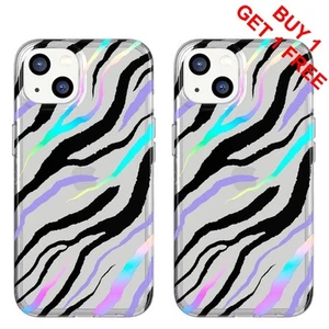 Tech21 Hülle für iPhone 13 Evo Art Zesty Zebra Cover Multi Fallschutz - Bild 1 von 12