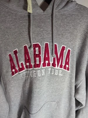 Sudadera con capucha cosida bordada vintage OKLAHOMA SOONERS - Hombre talla grande. Foto 1 de 4