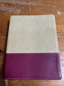 NIV, Beautiful Word Bible, Leathersoft, Tan/Pink: 500 Full-Color Illustrated... - Imagen 1 de 15
