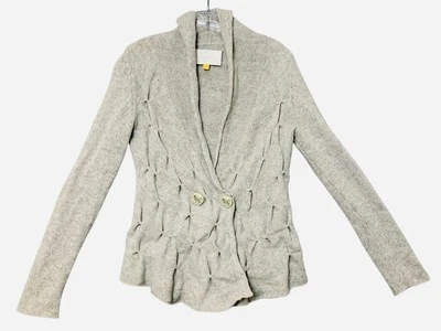 Cárdigan suéter Leifsdottir Anthropologie mezcla de lana topo para mujer mediano Foto 1 de 4