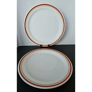 Corelle Cinnamon Dinner Plates Set Of 2 Discontinued 1979-1986 10.25 Inch - Picture 1 of 8