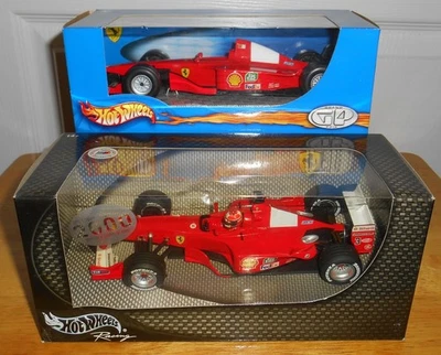 Hot Wheels Grand Prix Collection x2 1/24 Ferrari F1-2000 #3 Michael Schumacher - Image 1 of 2