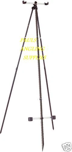 AS-SHOWN ASL Sea Beach Surf Fishing Tripod Rod Rest 6ft 2 Rod DH + DC