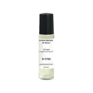 Citrus Groves of Sicily (Unisex) Body Oil Fragrance 10 ml Scent 1/3 oz Roll-On - Picture 1 of 5