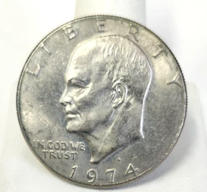 1974 D Eisenhower Dollar Circulated US Mint Coin Ike - Bild 1 von 2