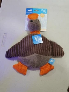 Animal Planet Amazing Plush Duck Dog Toy w/ Squeaker & Crinkle Soft Cozy Fur NEW - Picture 1 of 4