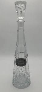 Heavy  Cut Crystal  VTG Decanter 40oz. 16" Tall W/ Removable VODKA tag - Picture 1 of 8