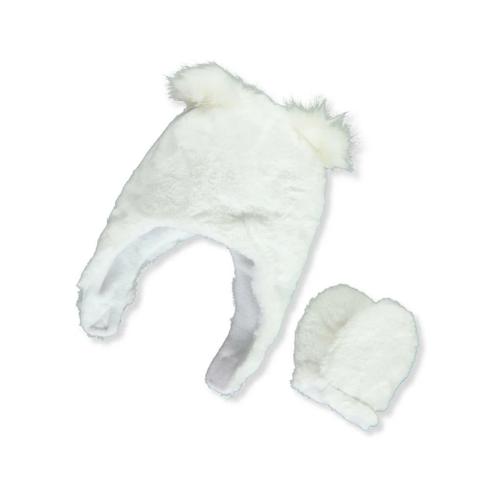 Astor Accesorios Bebé Niñas Piel a Piel Oreja Gorro y Mitones Conjunto (P75) Foto 1 de 1