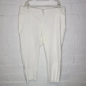 Catherines Women's Size 28W Pants Modern Stretch White AS IS - Picture 1 of 6