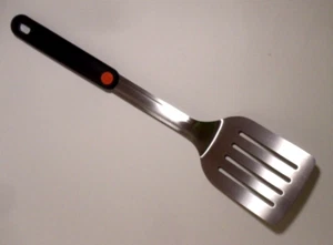 ✅ 17" Übergroßer Mr.Bar-B-Q EDELSTAHL Steak Fleisch BBQ Wender Grill Spatel - Bild 1 von 7