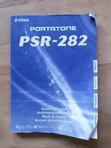 Yamaha PSR-280 Instruction Manual: 90 Pages. English/Spanish/French/Dutch. Tatty - Foto 1 di 18