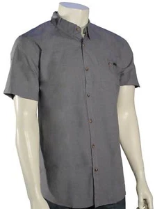 Rusty Sonar SS Button Down Hemd - Coal - Neu - Bild 1 von 1