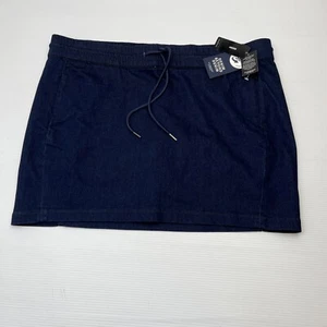 Liverpool Skort Womens size 3X Indigo Jean Beyond Denim 360 Stretch LY6305KW NEW - Picture 1 of 14