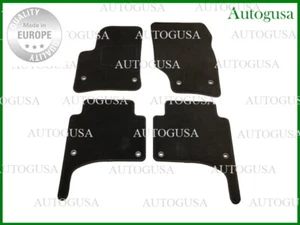 NEW LHD SET PORSCHE CAYENNE 02-09 BLACK TAILORED CAR FLOOR MATS VELOUR CARPETS - Bild 1 von 7