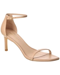 $500 STUART WEITZMAN Nudistcurve Ankle-strap Sandals LEATHER ADOBE 7 (PC2) - Picture 1 of 7