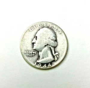 Silber Washington Viertel 1946 - Bild 1 von 2