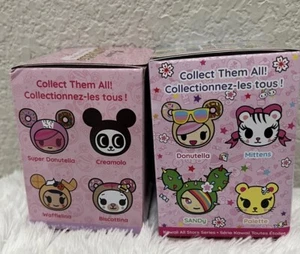 Tokidoki Kawaii All StarsDONUTELLA Sweet Friends Blind Box Lot 2 Plush Keychain - Picture 1 of 5