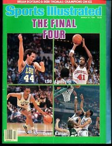 Sports Illustrated 1986 Final Four LSU Duke Kansas Louisville No Labl Excellent - Picture 1 of 1