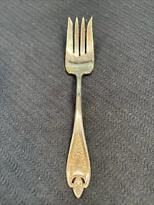 Old Colony by 1847 Rogers Silverplate Cold Meat Serving Fork - Picture 1 of 6