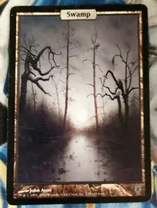 Swamp MTG Unhinged Common Land Full-Art Heavily Played x1 JS21 - Picture 1 of 4