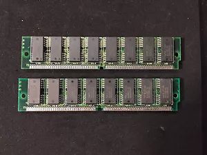 2x 8MB 2Mx32 EDO 72-pin Non-Parity 60ns 16-Chip RAM SIMM Memory 16MB - Picture 1 of 3