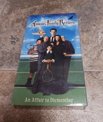 1997 Vintage Addams Family Reunion Movie VHS Tape Brand New Sealed DS Deadstock  - Image 1 of 4
