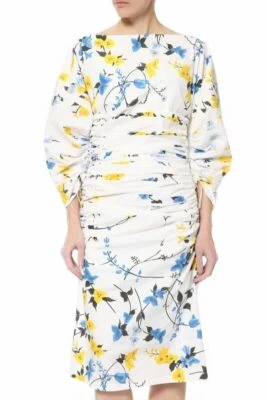 Vestido floral para mujer Salvatore Ferragamo talla 44 $3190 nuevo con etiquetas Foto 1 de 4