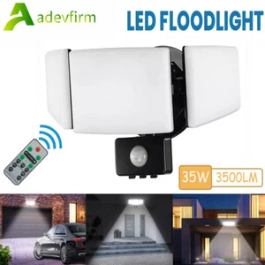 35W LED Außenleuchte mit Bewegungsmelder Fluter Wandlampe Strahler Sensor IP65 - Bild 1 von 16
