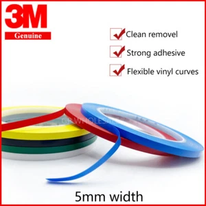 3M 471 premium perfomance strong vinyl tape bundle set for Decoration 5mm width - Picture 1 of 17