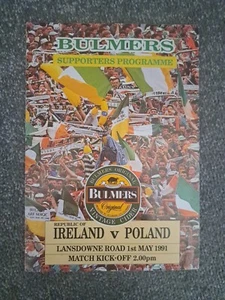 REPUBLIC OF IRELAND V POLAND 1991 INTERNATIONAL - Picture 1 of 1