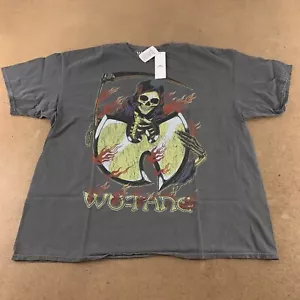 Urban Outfitters Wu-Tang Clan Men's Size XL Gray Reaper Distressed Tee NWT - Picture 1 of 10