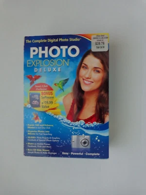 Nova Photo Explosion Deluxe Version 4, Complete Digital Photo Studio, New SEALED - Image 1 of 4