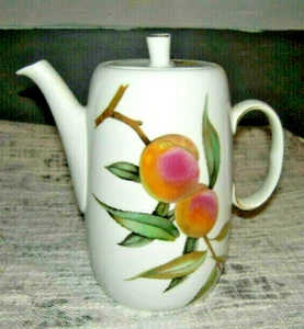 Evesham Vale by Royal Worcester Coffee Pot Fills 5 Cups + Flat Lid - Picture 1 of 10