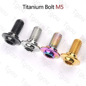 Tgou Titanium Bolt M5 Bicycle Brake Clamp Screw for Bike Brake Shoes C Brake Pad - Picture 1 of 10