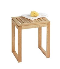 (TG. 40 x 46 x 30 cm) Wenko 20351100 Sgabello portabiancheria Norway - legno di