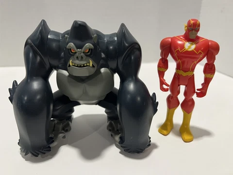 DC Comics Gorilla Grodd and Flash 5" Action Figure 09 Batman Brave and the Bold Cover