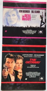 NEW The Real McCoy Laserdisc, Widescreen Kim Basinger Val Kilmer, The Getaway LD - Picture 1 of 6