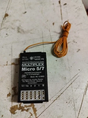 Multiplex Micro 5/7 Empfänger 35mhz - Bild 1 von 2