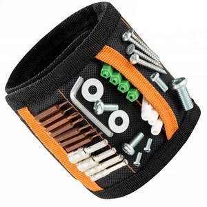 Magnetic Wristband with 15 Strong Magnets for Holding Screws, Nails, Drill Bi... - Picture 1 of 6